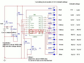 簡單而可靠的車用電池測試儀電路設計 基于集成電路的實現