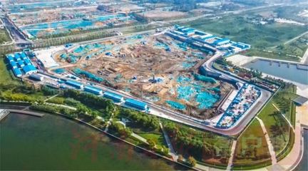 空中絲路中心永久會(huì)址項(xiàng)目為國(guó)慶獻(xiàn)禮